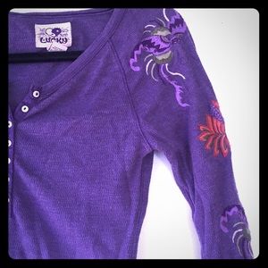 Button down embroidered thermal. Great condition.